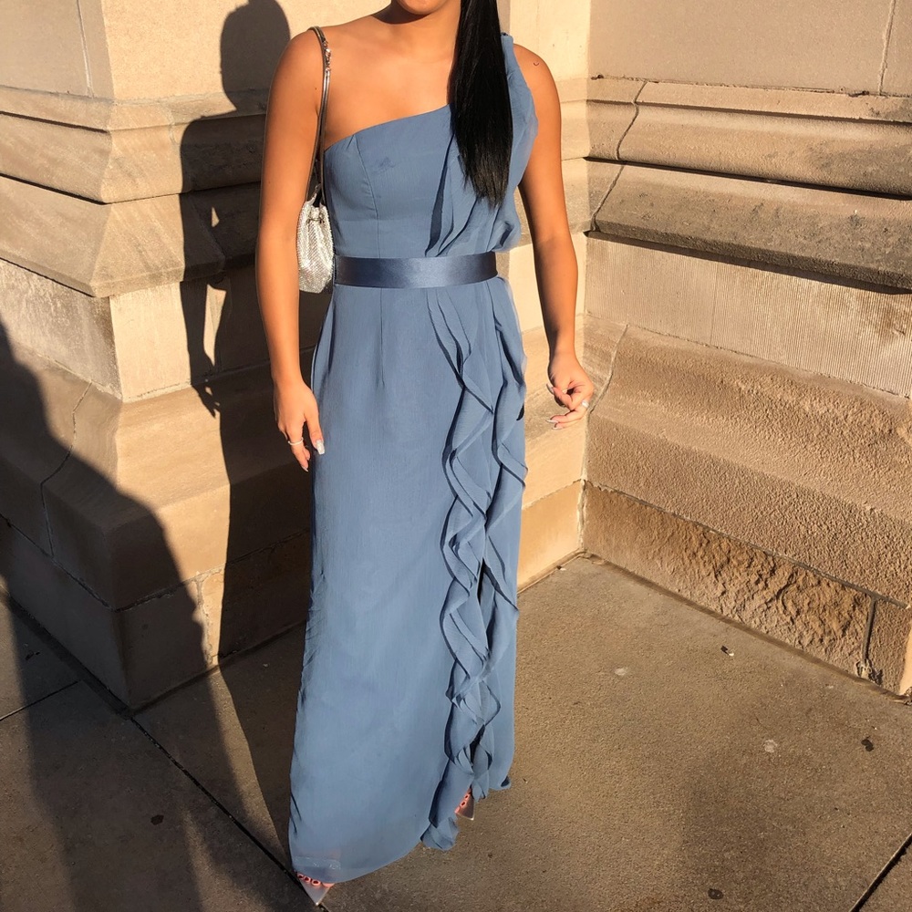 Vera Wang Bridesmaids Dress (Steel Blue)